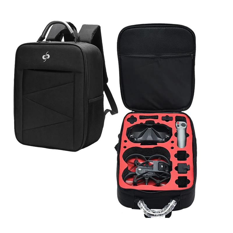 Drone Battery Bag - กระเป๋าเป้สะพายหลังแบบพกพา ไนลอนกันน้ำ สำหรับใส่แว่นตา V2 G2 แบตเตอรี่