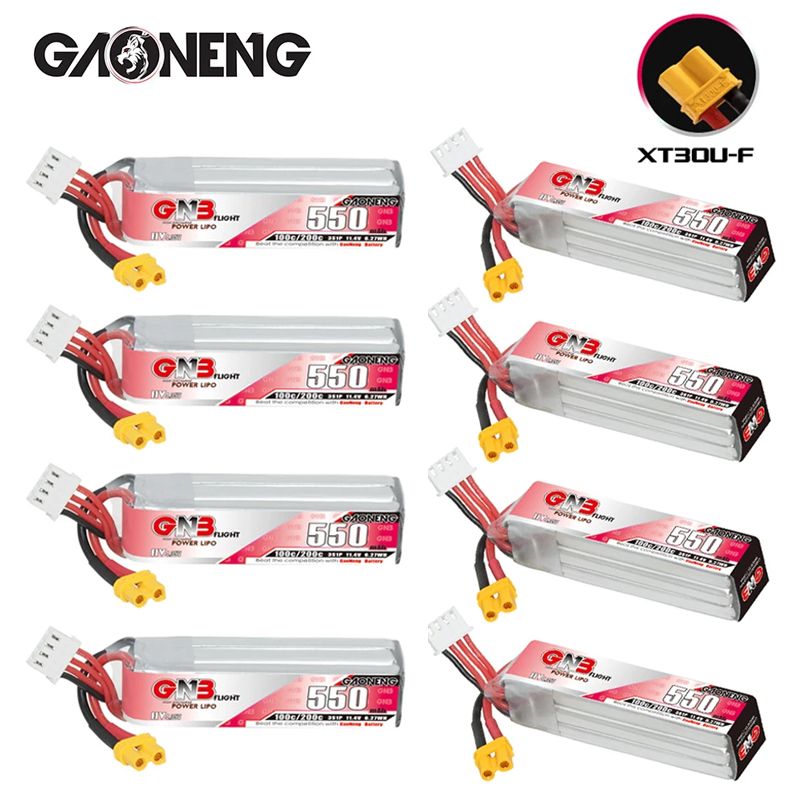 Drone Battery Plate - GNB HV 11.4V 550mAh 100C/200C แบตเตอรี่