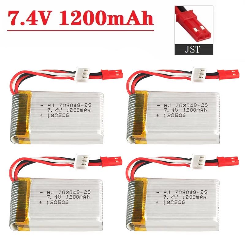 Drone Battery Plate - แบตเตอรี่ลิโป 2S 7.4V 1200mAh 703048 สําหรับ