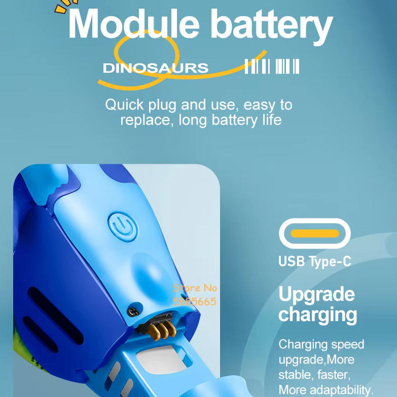 Drone Battery Smart - โดรนควบคุมระยะไกล 4 แกนพร้อมระบบเซ็นเซอร์แรงโน้มถ่วงอัจฉริยะ 2.4G พร้อมระบบหลบหลีกสิ่งกีดขวาง รูปทรงไดโนเสาร์