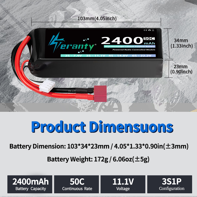 แบตเตอรี่ลิเธียมโพลิเมอร์ TERA - Drone Battery Lipo บทวิจารณ์และราคา