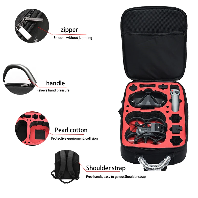 กระเป๋าเป้สะพายหลังแบบพกพา ไนล - Drone Battery Bag บทวิจารณ์และราคา