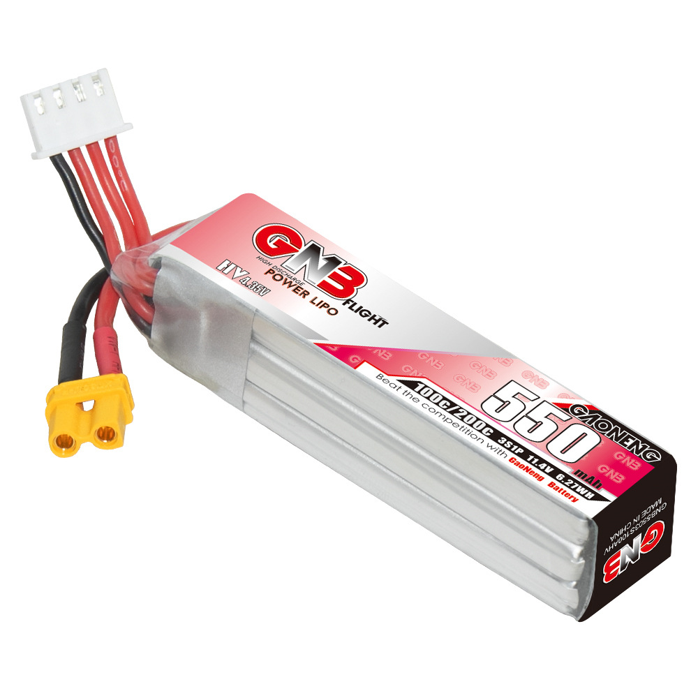 GNB HV 11.4V 550mAh 100C/200C  - Drone Battery Plate บทวิจารณ์และราคา