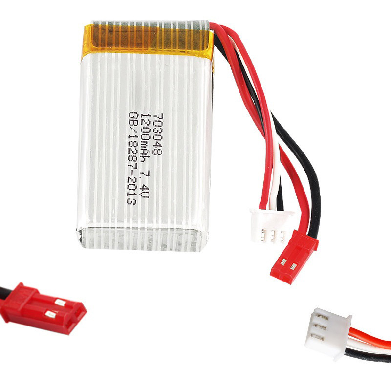 แบตเตอรี่ลิโป 2S 7.4V 1200mAh  - Drone Battery Plate บทวิจารณ์และราคา