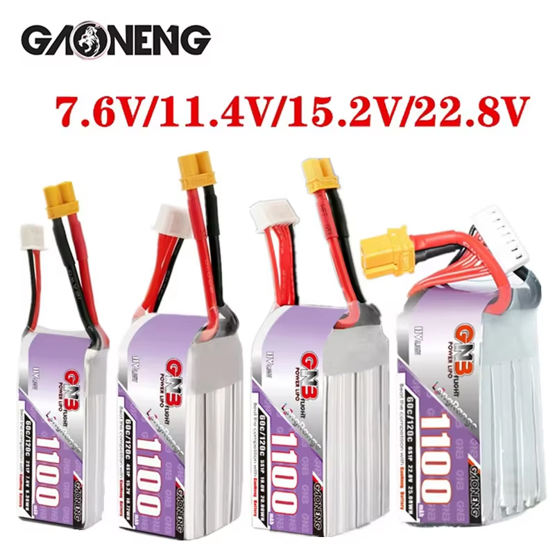 GNB 1100mAh 2S 3S 4S 6S 60C/12 - Drone Battery Lipo บทวิจารณ์และราคา