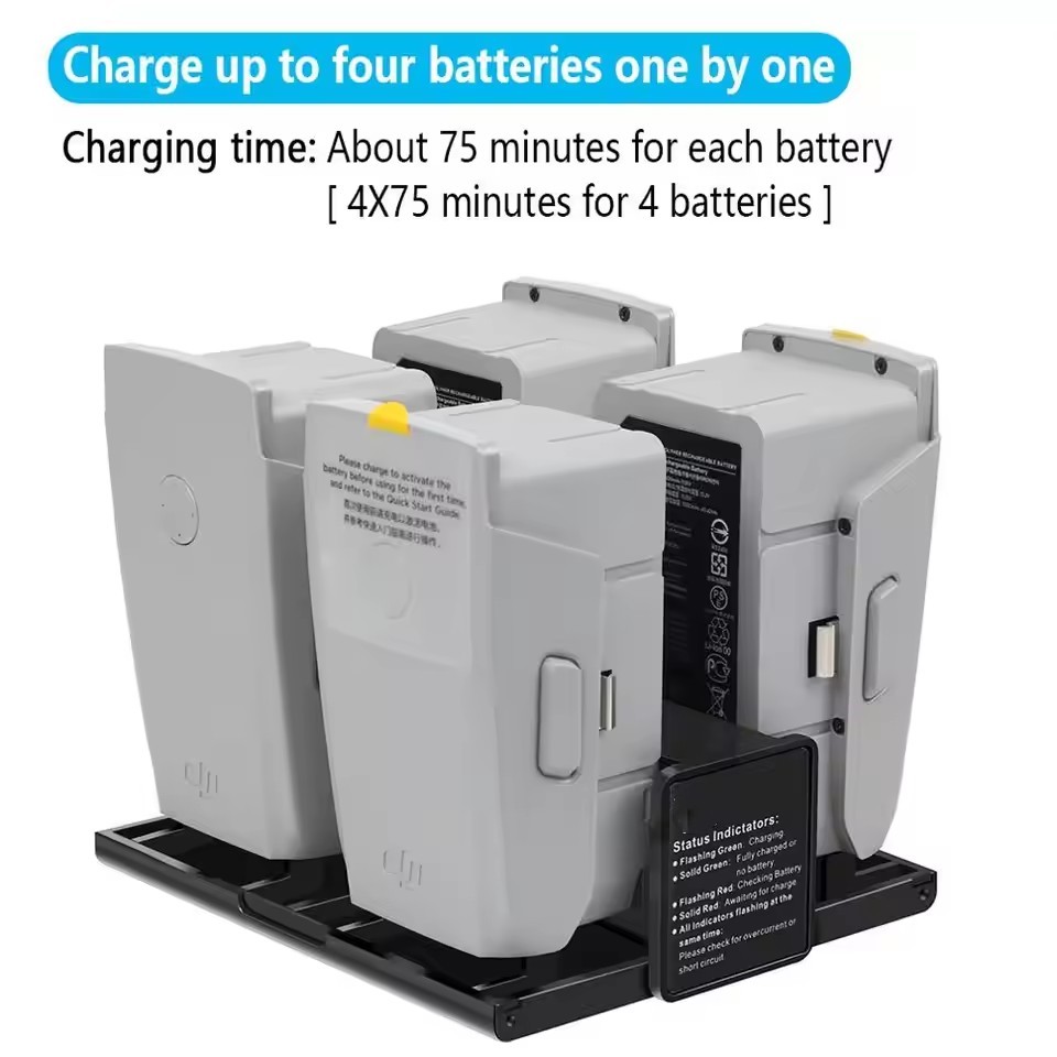 4 in 1 แบบพกพาพับชาร์จ Hub สํา - Drone Battery Smart บทวิจารณ์และราคา